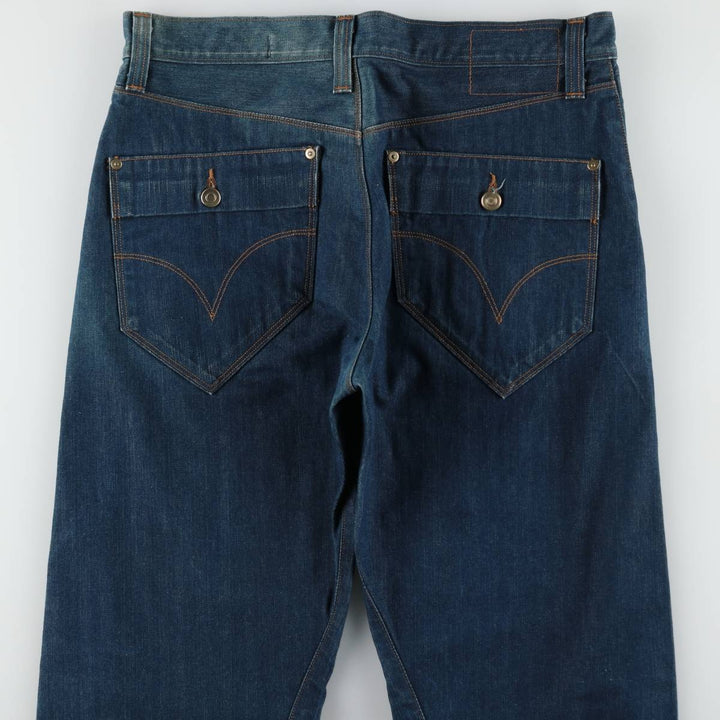 2000'S Levi's Engineered Jeans Euro Model, 3D Cut Straight Denim Pants, Men's W34 (approx.) cotton blue type Vintage Second Hand