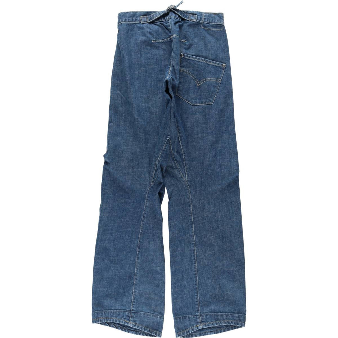 2000'S Levi's Engineered Jeans Euro Model, 3D Cut Straight Denim Pants, Men's W29 (approx.) cotton blue type Vintage Second Hand