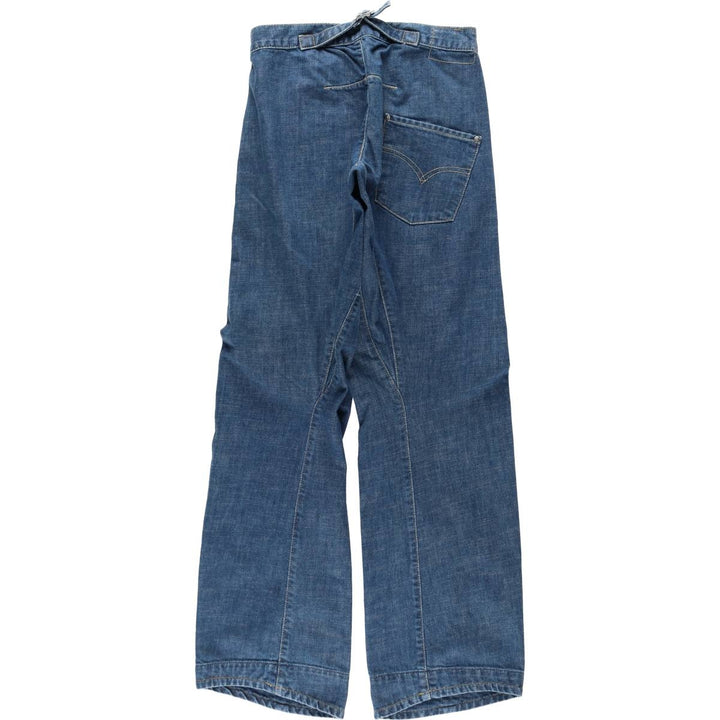 2000'S Levi's Engineered Jeans Euro Model, 3D Cut Straight Denim Pants, Men's W29 (approx.) cotton blue type Vintage Second Hand