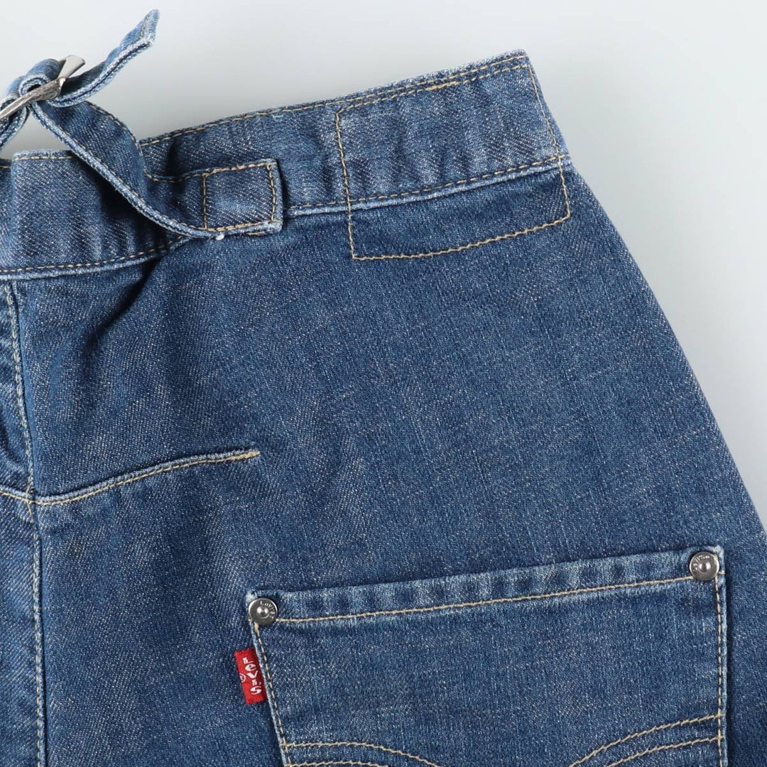 2000'S Levi's Engineered Jeans Euro Model, 3D Cut Straight Denim Pants, Men's W29 (approx.) cotton blue type Vintage Second Hand