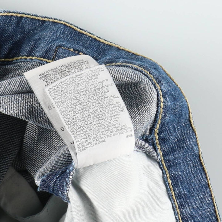 2000'S Levi's Engineered Jeans Euro Model, 3D Cut Straight Denim Pants, Men's W29 (approx.) cotton blue type Vintage Second Hand