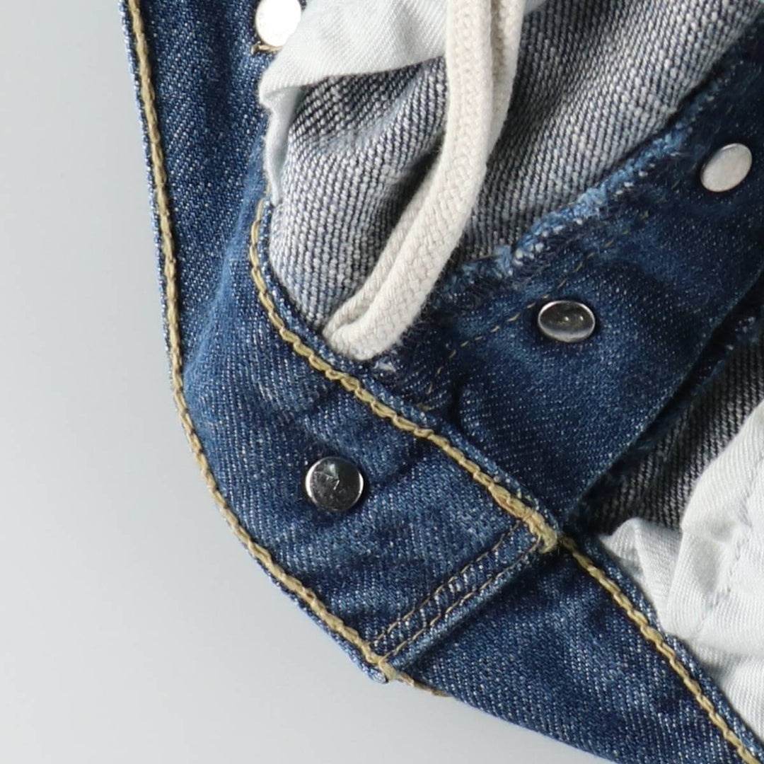 2000'S Levi's Engineered Jeans Euro Model, 3D Cut Straight Denim Pants, Men's W29 (approx.) cotton blue type Vintage Second Hand