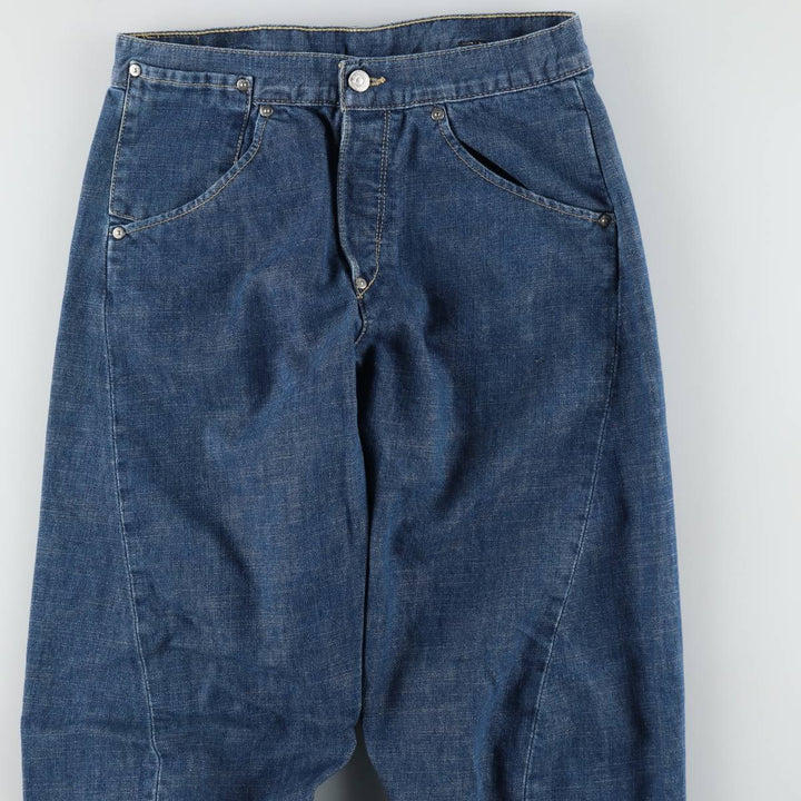 2000'S Levi's Engineered Jeans Euro Model, 3D Cut Straight Denim Pants, Men's W29 (approx.) cotton blue type Vintage Second Hand