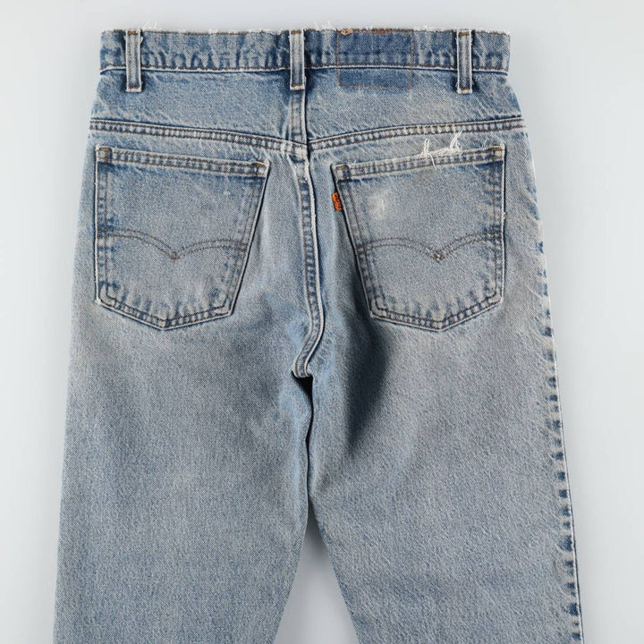 Levi's 519-0217 Orange Tab Straight Denim Pants, Men's Size W31 (approx.) unclear blue type Vintage Second Hand