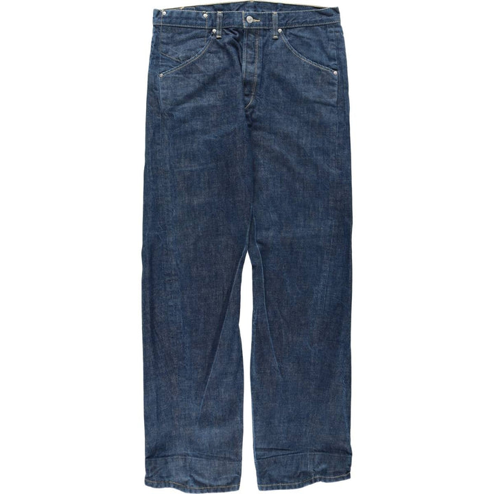 2000'S Levi's Engineered Jeans, 3D cut straight denim pants, men's size W36 (approx.) cotton blue type Vintage Second Hand