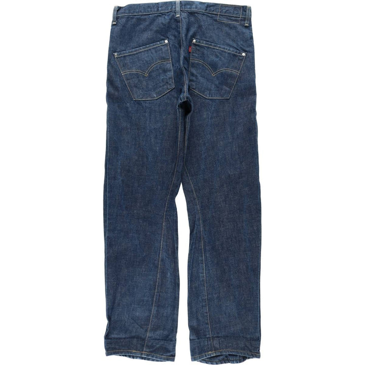 2000'S Levi's Engineered Jeans, 3D cut straight denim pants, men's size W36 (approx.) cotton blue type Vintage Second Hand