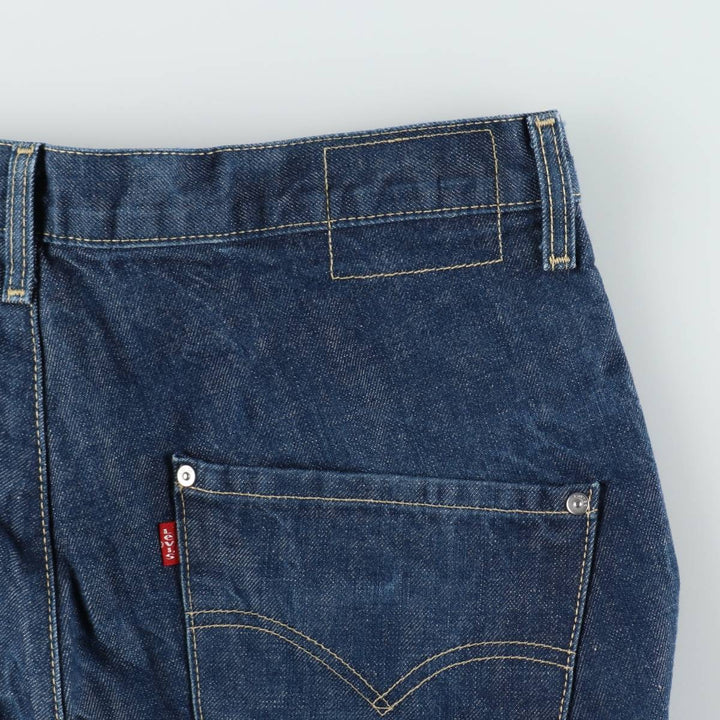 2000'S Levi's Engineered Jeans, 3D cut straight denim pants, men's size W36 (approx.) cotton blue type Vintage Second Hand