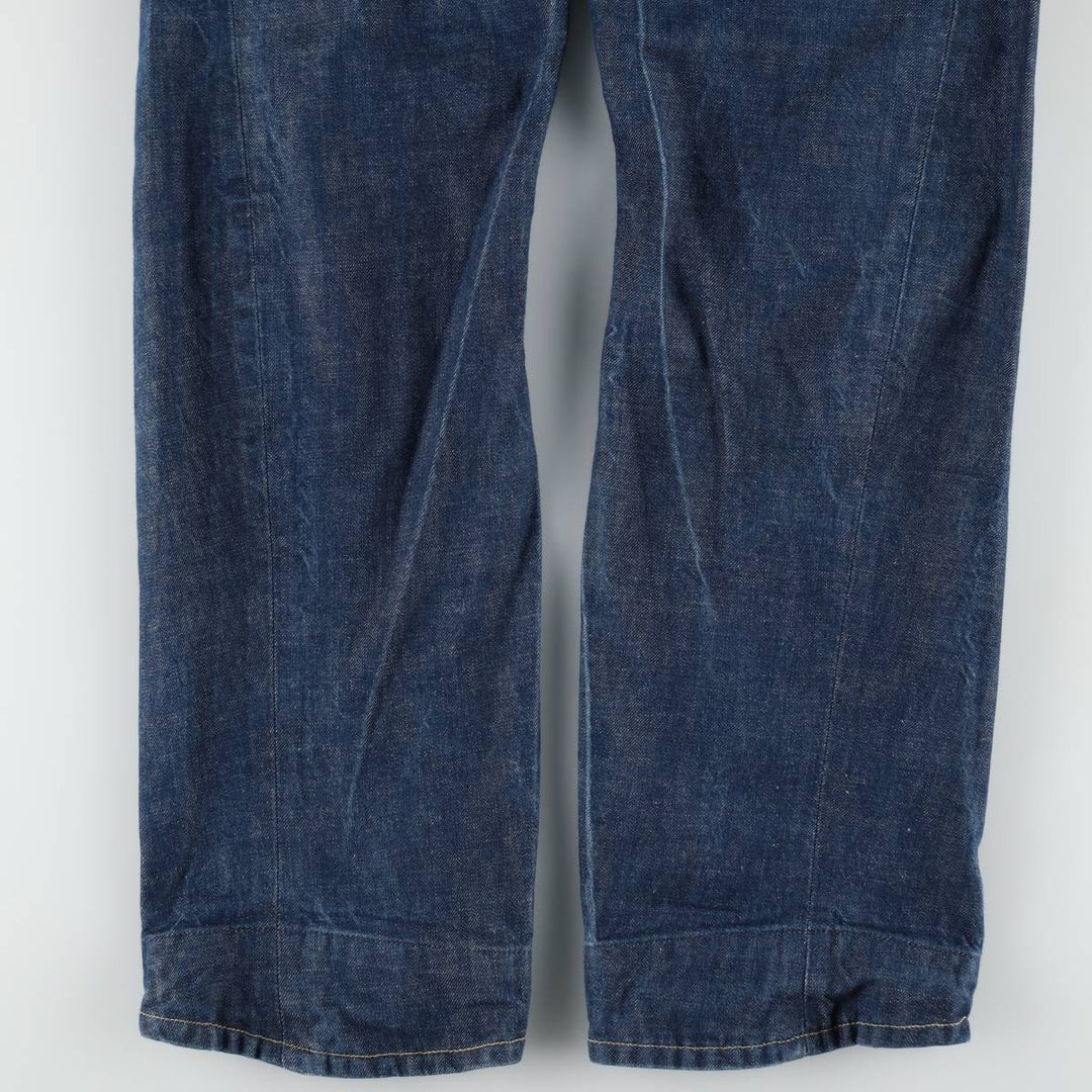 2000'S Levi's Engineered Jeans, 3D cut straight denim pants, men's size W36 (approx.) cotton blue type Vintage Second Hand