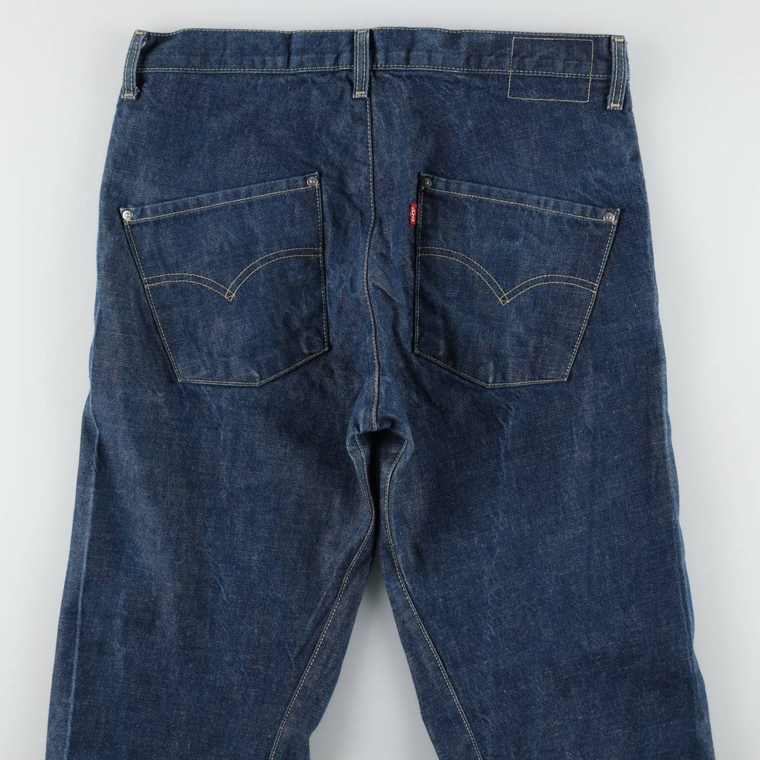 2000'S Levi's Engineered Jeans, 3D cut straight denim pants, men's size W36 (approx.) cotton blue type Vintage Second Hand