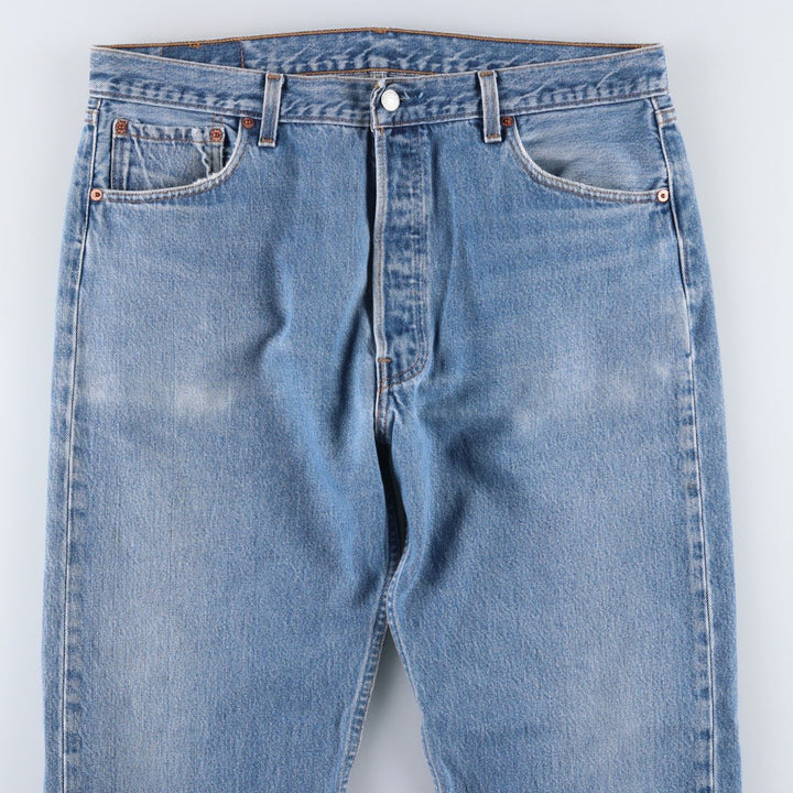 1990'S Levi's 501-0000 Straight Denim Pants, Made in USA, Men's Size W36 (approx.), Vintage cotton blue type Vintage Second Hand