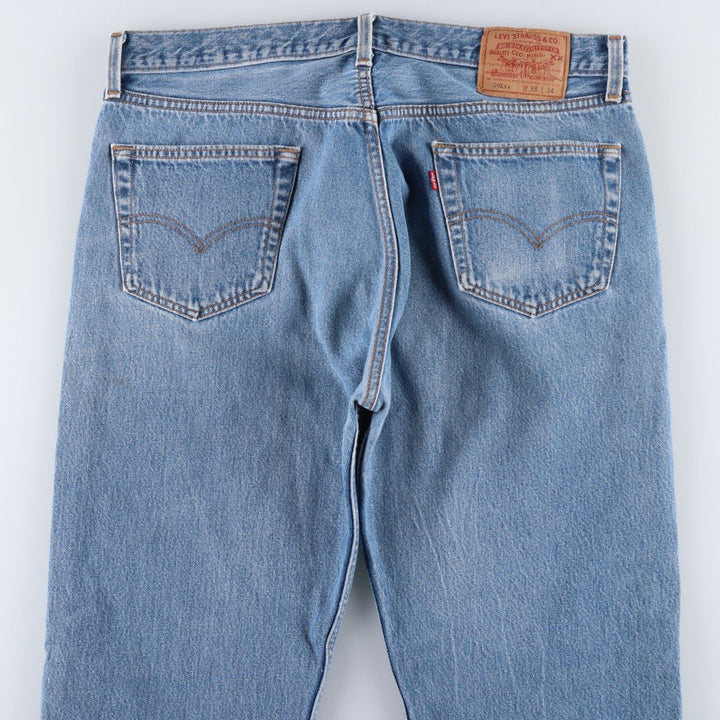 1990'S Levi's 501-0000 Straight Denim Pants, Made in USA, Men's Size W36 (approx.), Vintage cotton blue type Vintage Second Hand