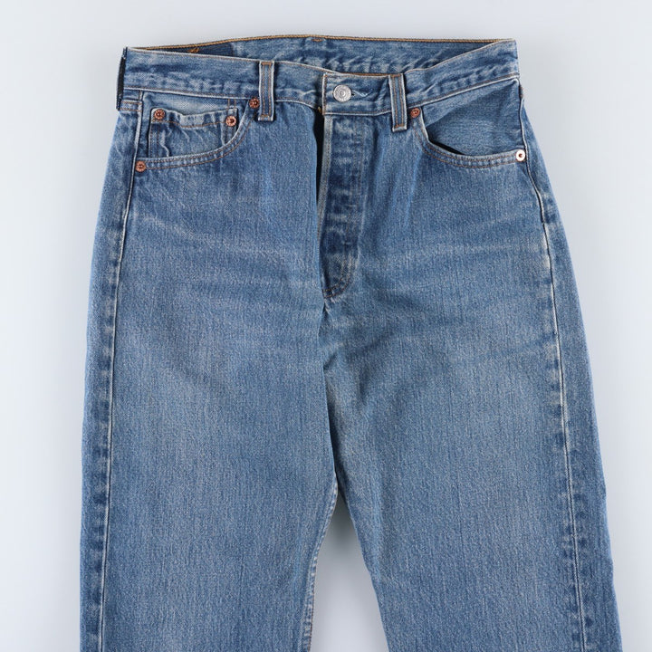 90'S Levi's 501-0000 Straight Denim Pants Made in USA Men's W30 Vintage cotton blue type Vintage Second Hand