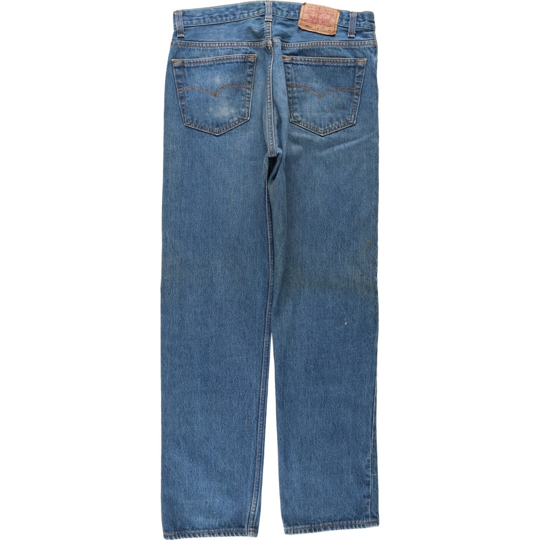 90'S Levi's 501-0000 Straight Denim Pants Made in USA Men's W33 Vintage cotton blue type Vintage Second Hand