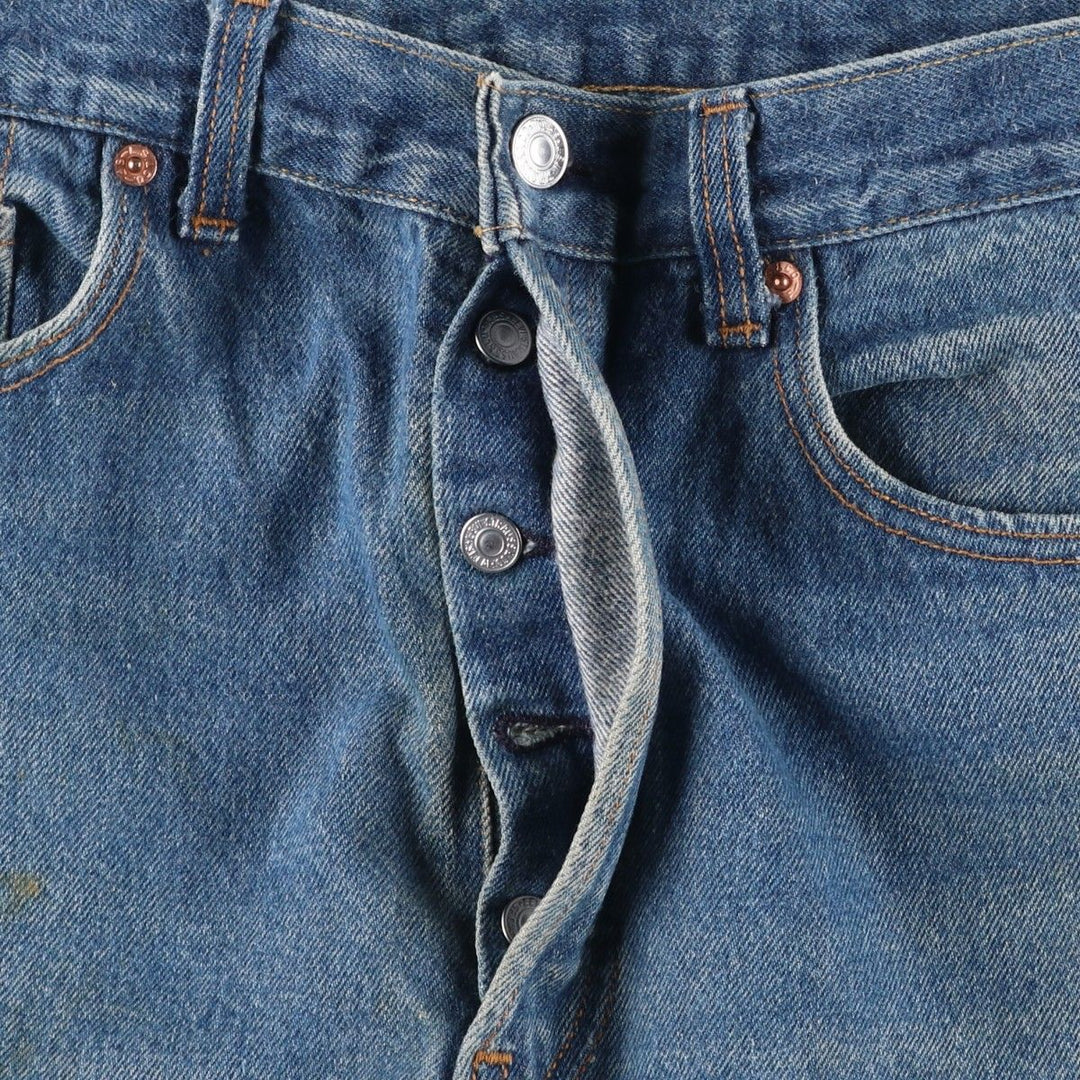 90'S Levi's 501-0000 Straight Denim Pants Made in USA Men's W33 Vintage cotton blue type Vintage Second Hand