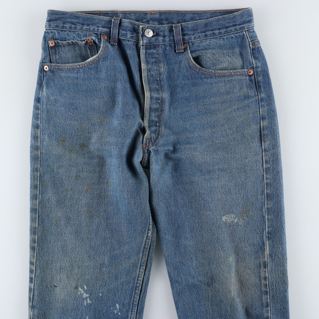 90'S Levi's 501-0000 Straight Denim Pants Made in USA Men's W33 Vintage cotton blue type Vintage Second Hand