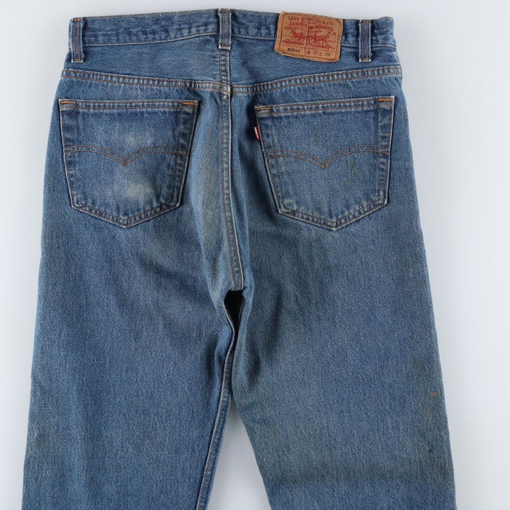 90'S Levi's 501-0000 Straight Denim Pants Made in USA Men's W33 Vintage cotton blue type Vintage Second Hand