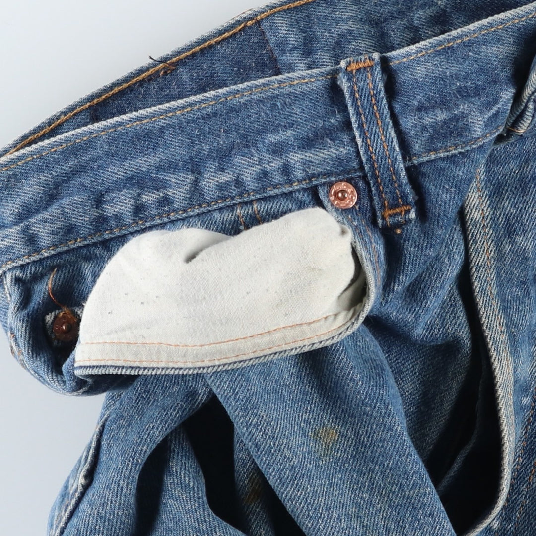 90'S Levi's 501-0000 Straight Denim Pants Made in USA Men's W33 Vintage cotton blue type Vintage Second Hand