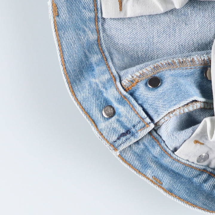 1990'S Levi's 501-0117 Straight Denim Pants, Made in USA, Men's W35 (approx.), Vintage cotton blue type Vintage Second Hand