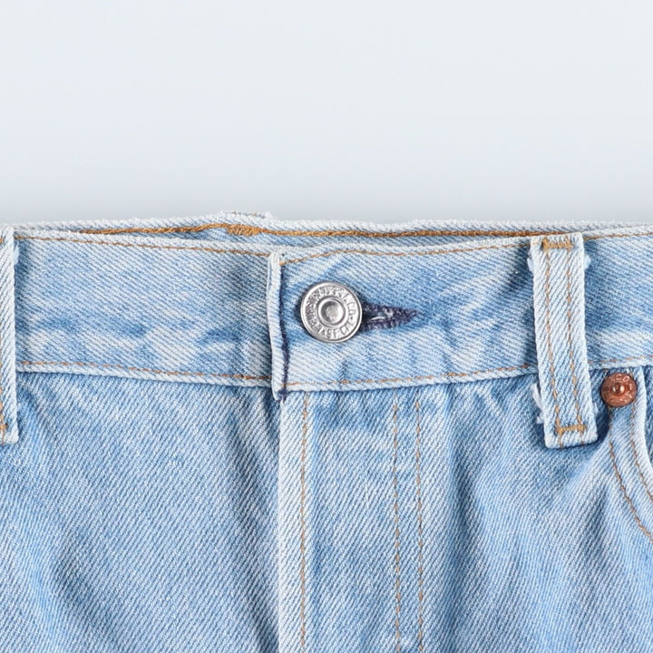 1990'S Levi's 501-0117 Straight Denim Pants, Made in USA, Men's W35 (approx.), Vintage cotton blue type Vintage Second Hand