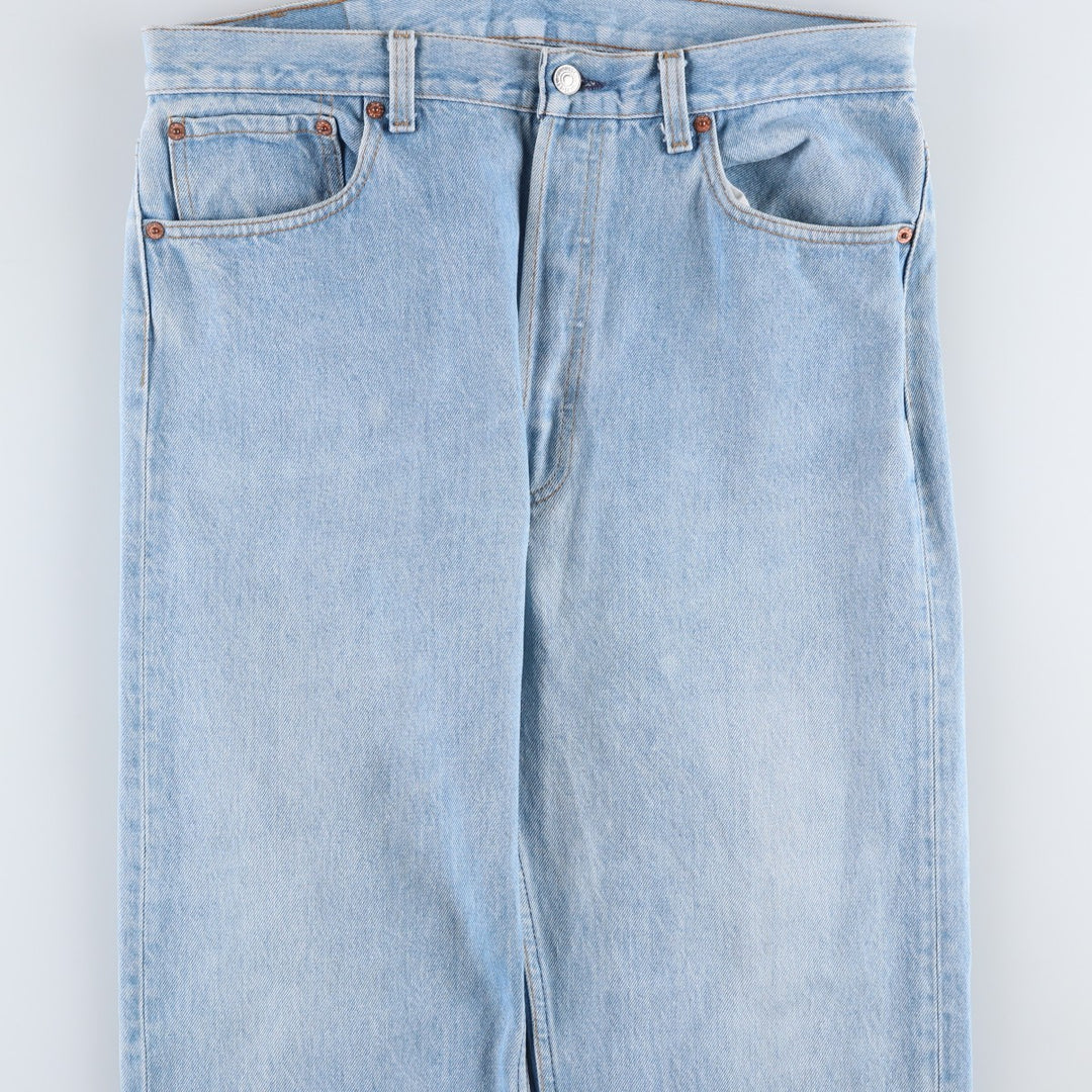 1990'S Levi's 501-0117 Straight Denim Pants, Made in USA, Men's W35 (approx.), Vintage cotton blue type Vintage Second Hand