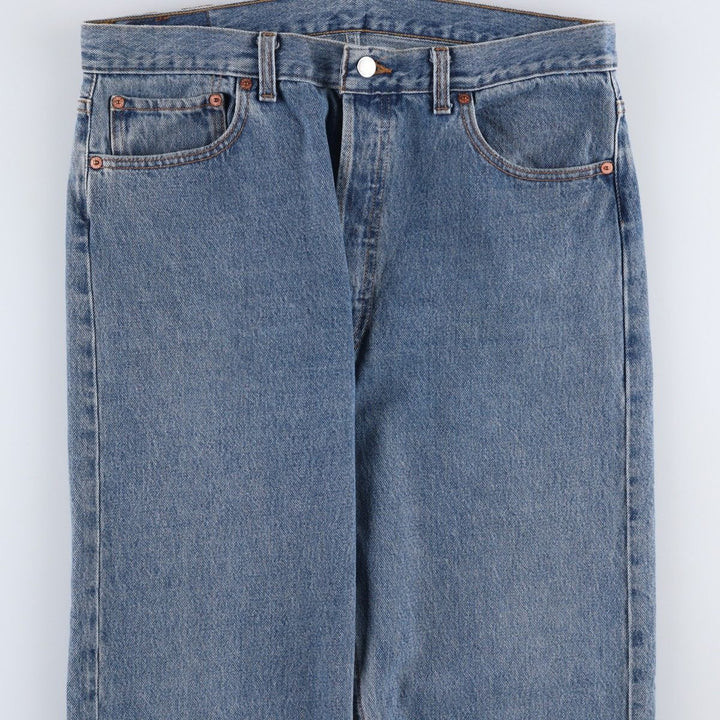 90'S Levi's 501-0191 Straight Denim Pants Made in USA Men's W35 Vintage cotton blue type Vintage Second Hand
