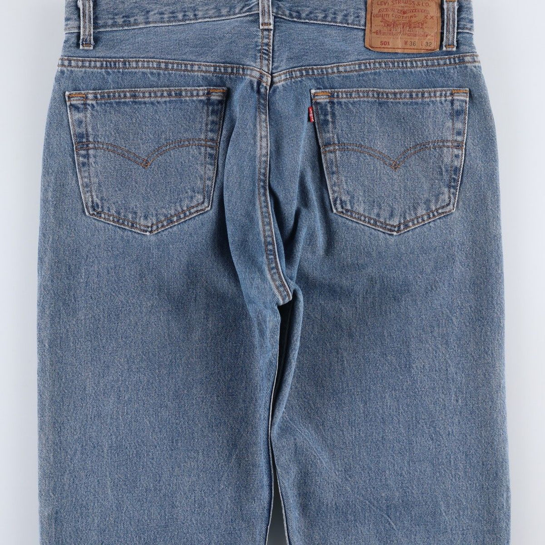 90'S Levi's 501-0191 Straight Denim Pants Made in USA Men's W35 Vintage cotton blue type Vintage Second Hand