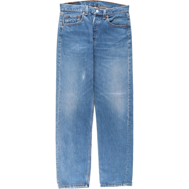2000'S Levi's 501-0169 Straight Denim Pants, Made in USA, Men's Size W33 (approx.) cotton blue type Vintage Second Hand