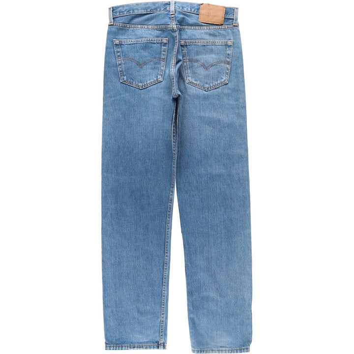2000'S Levi's 501-0169 Straight Denim Pants, Made in USA, Men's Size W33 (approx.) cotton blue type Vintage Second Hand