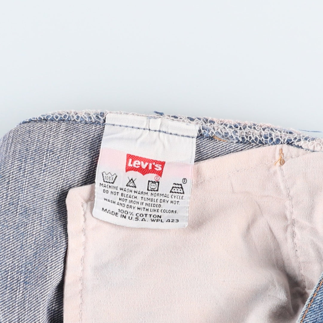 2000'S Levi's 501-0169 Straight Denim Pants, Made in USA, Men's Size W33 (approx.) cotton blue type Vintage Second Hand
