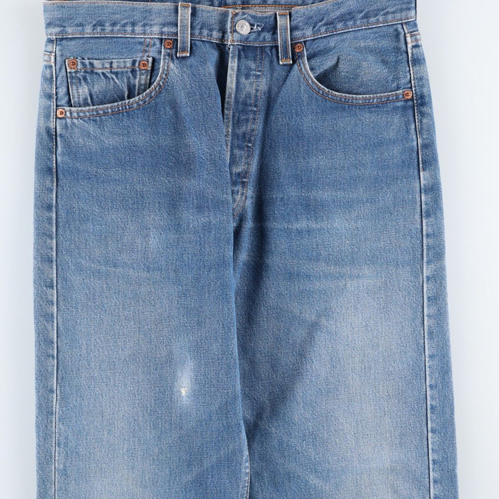 2000'S Levi's 501-0169 Straight Denim Pants, Made in USA, Men's Size W33 (approx.) cotton blue type Vintage Second Hand