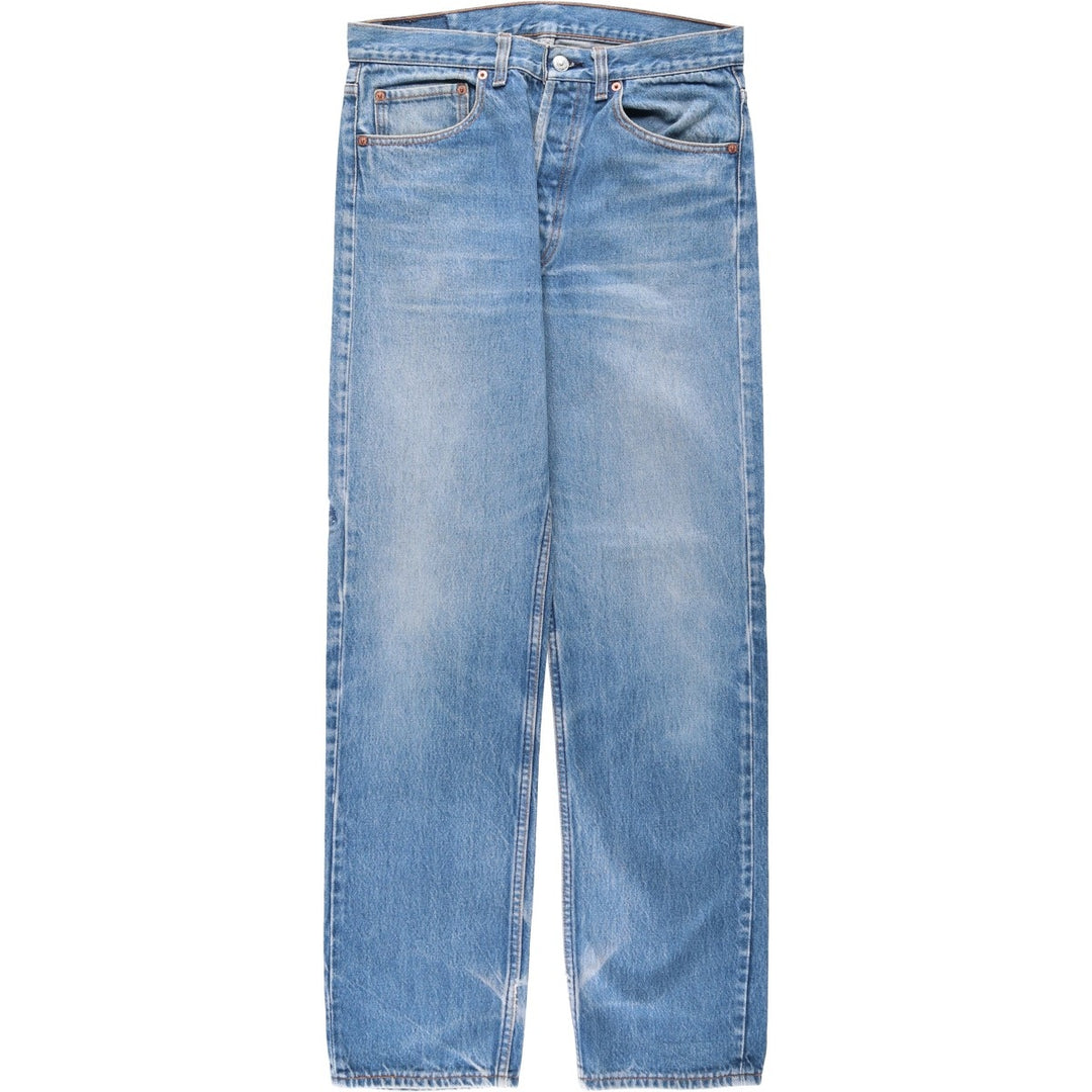 90'S Levi's 501-0115 Straight Denim Pants Made in USA Men's W31 Vintage cotton blue type Vintage Second Hand