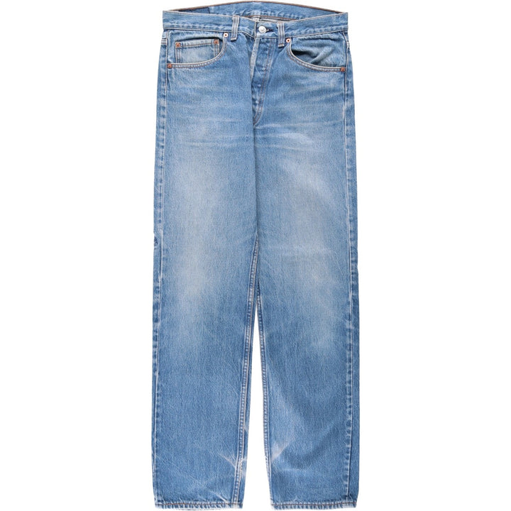 90'S Levi's 501-0115 Straight Denim Pants Made in USA Men's W31 Vintage cotton blue type Vintage Second Hand