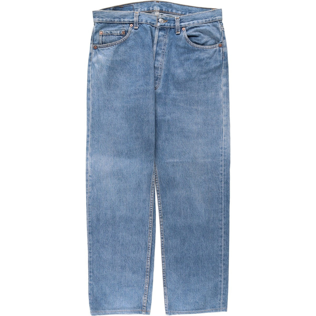 90s-00'S Levi's 501-0191 Straight Denim Pants, Men's W34 (approx.) unclear blue type Vintage Second Hand