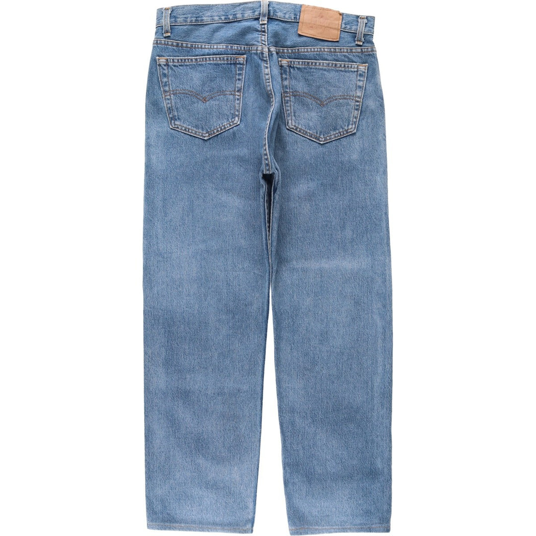 90s-00'S Levi's 501-0191 Straight Denim Pants, Men's W34 (approx.) unclear blue type Vintage Second Hand