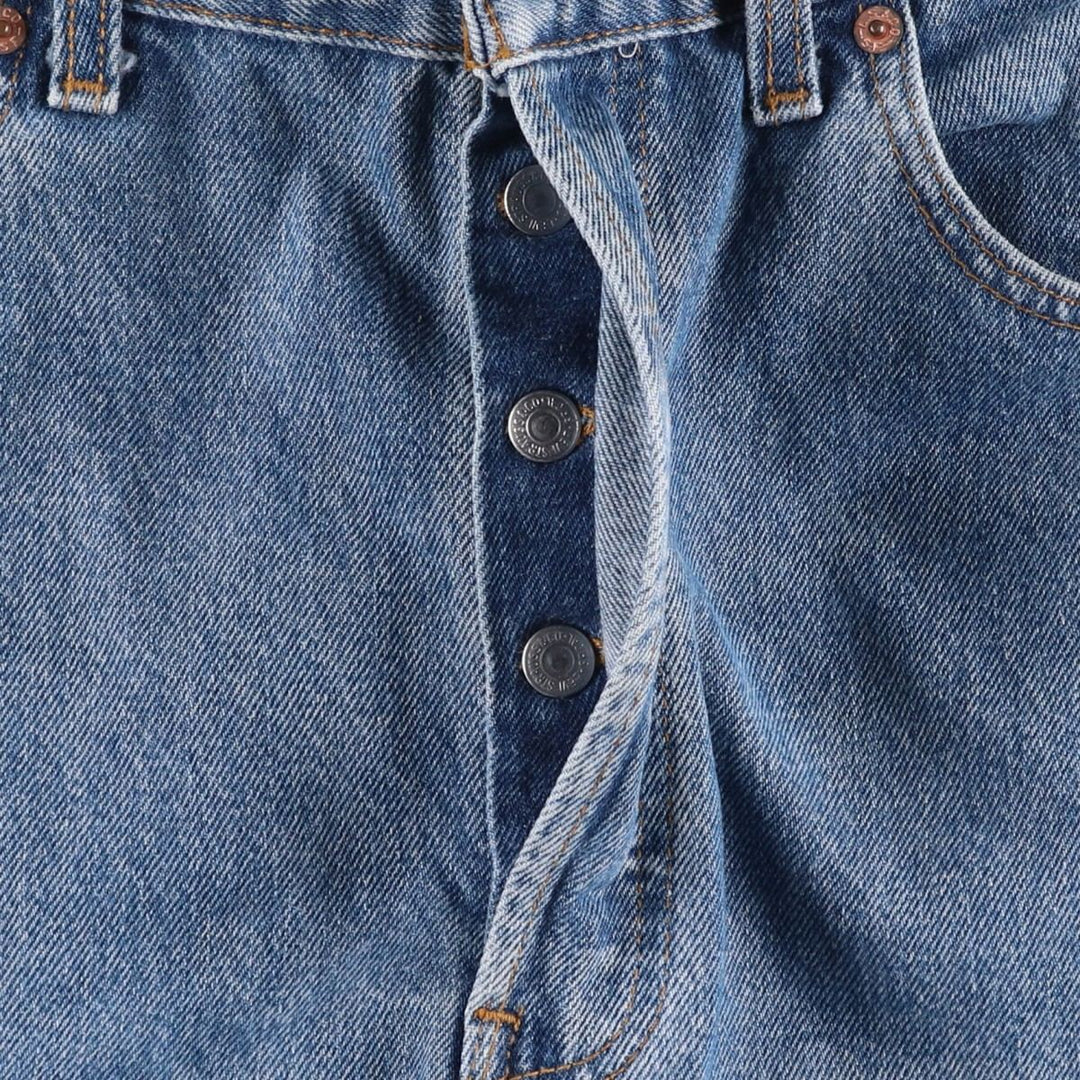 90s-00'S Levi's 501-0191 Straight Denim Pants, Men's W34 (approx.) unclear blue type Vintage Second Hand