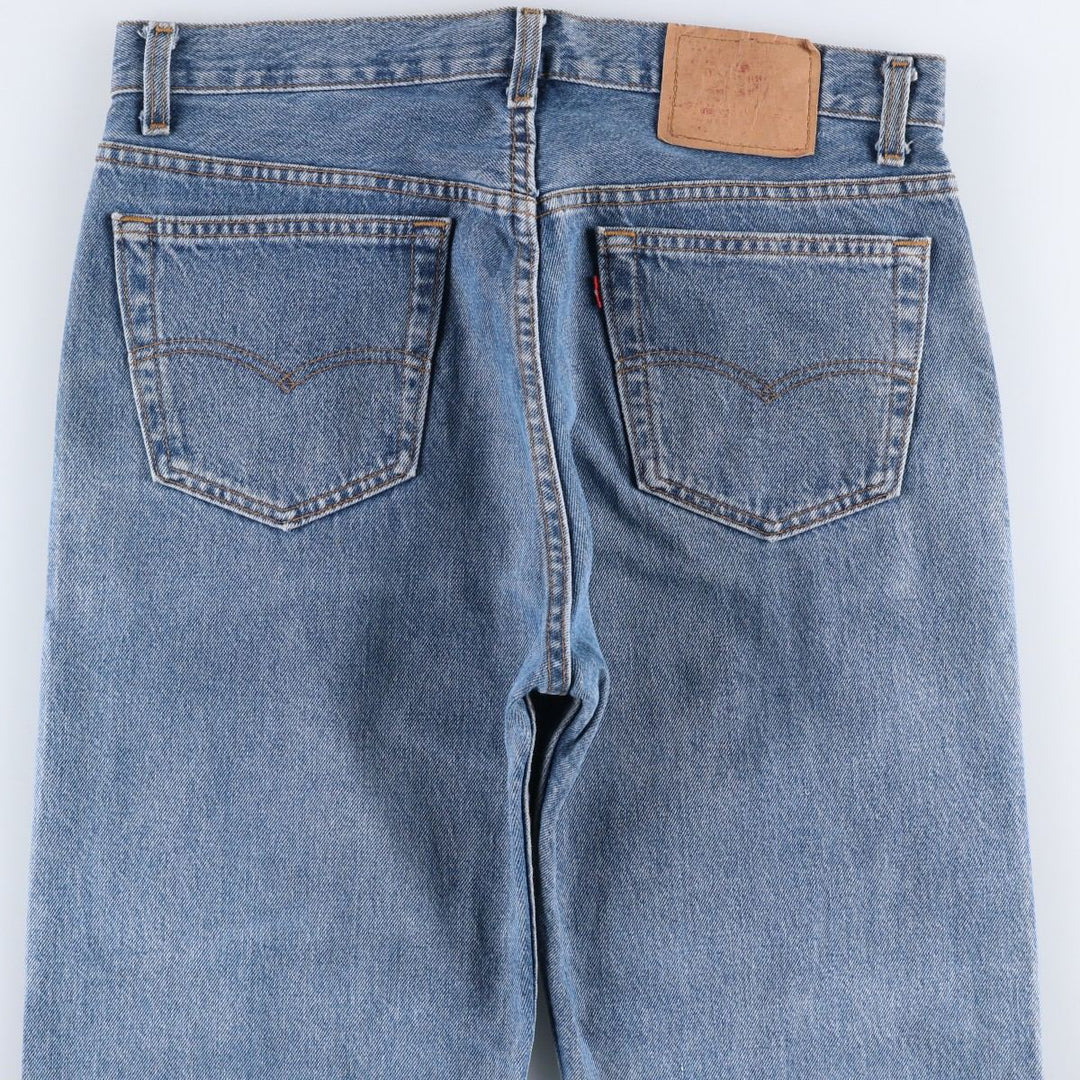 90s-00'S Levi's 501-0191 Straight Denim Pants, Men's W34 (approx.) unclear blue type Vintage Second Hand