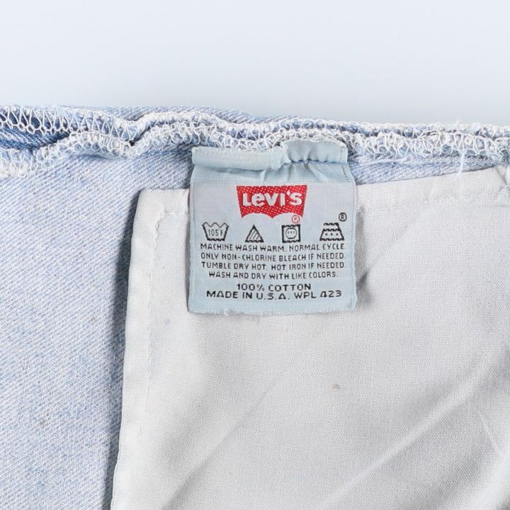 90'S Levi's 501-0134 Straight Denim Pants, Made in USA, Men's Size 34, Vintage cotton Blue type light blue Vintage Second Hand