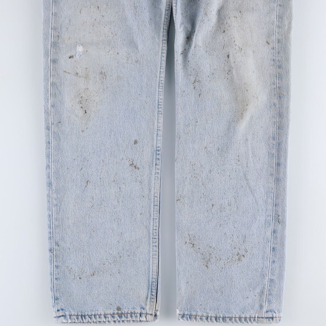 90'S Levi's 501-0134 Straight Denim Pants, Made in USA, Men's Size 34, Vintage cotton Blue type light blue Vintage Second Hand