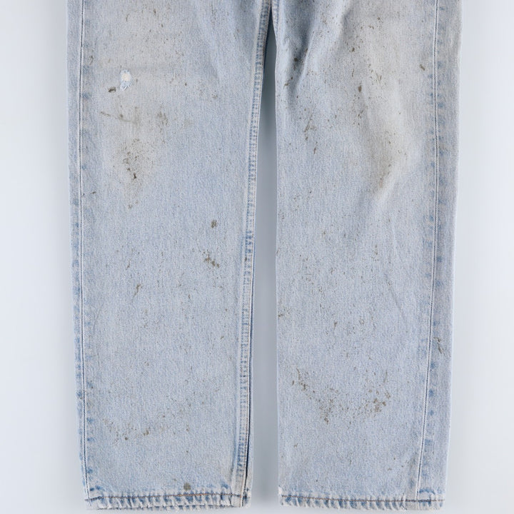 90'S Levi's 501-0134 Straight Denim Pants, Made in USA, Men's Size 34, Vintage cotton Blue type light blue Vintage Second Hand