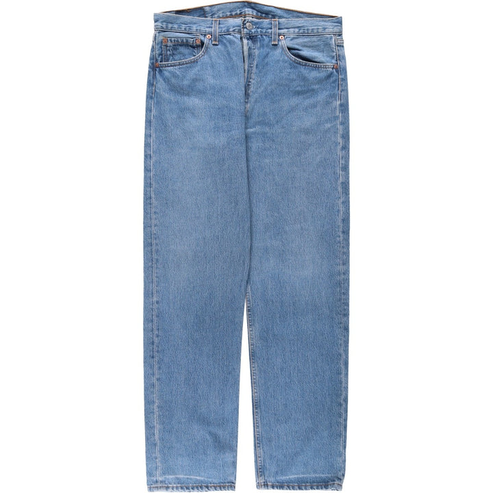 90'S Levi's 501-0115 Straight Denim Pants Made in USA Men's W34 Vintage cotton blue type Vintage Second Hand