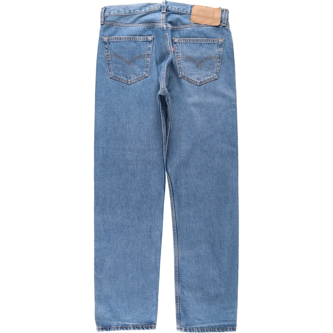 90'S Levi's 501-0115 Straight Denim Pants Made in USA Men's W34 Vintage cotton blue type Vintage Second Hand
