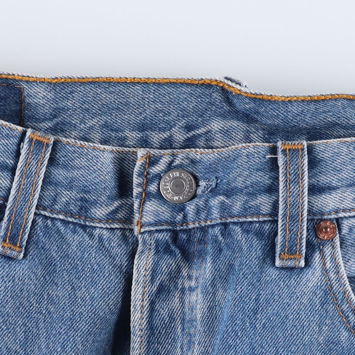 90'S Levi's 501-0115 Straight Denim Pants Made in USA Men's W34 Vintage cotton blue type Vintage Second Hand