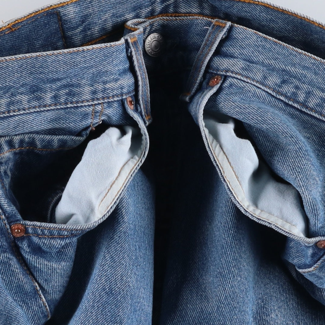 90'S Levi's 501-0115 Straight Denim Pants Made in USA Men's W34 Vintage cotton blue type Vintage Second Hand