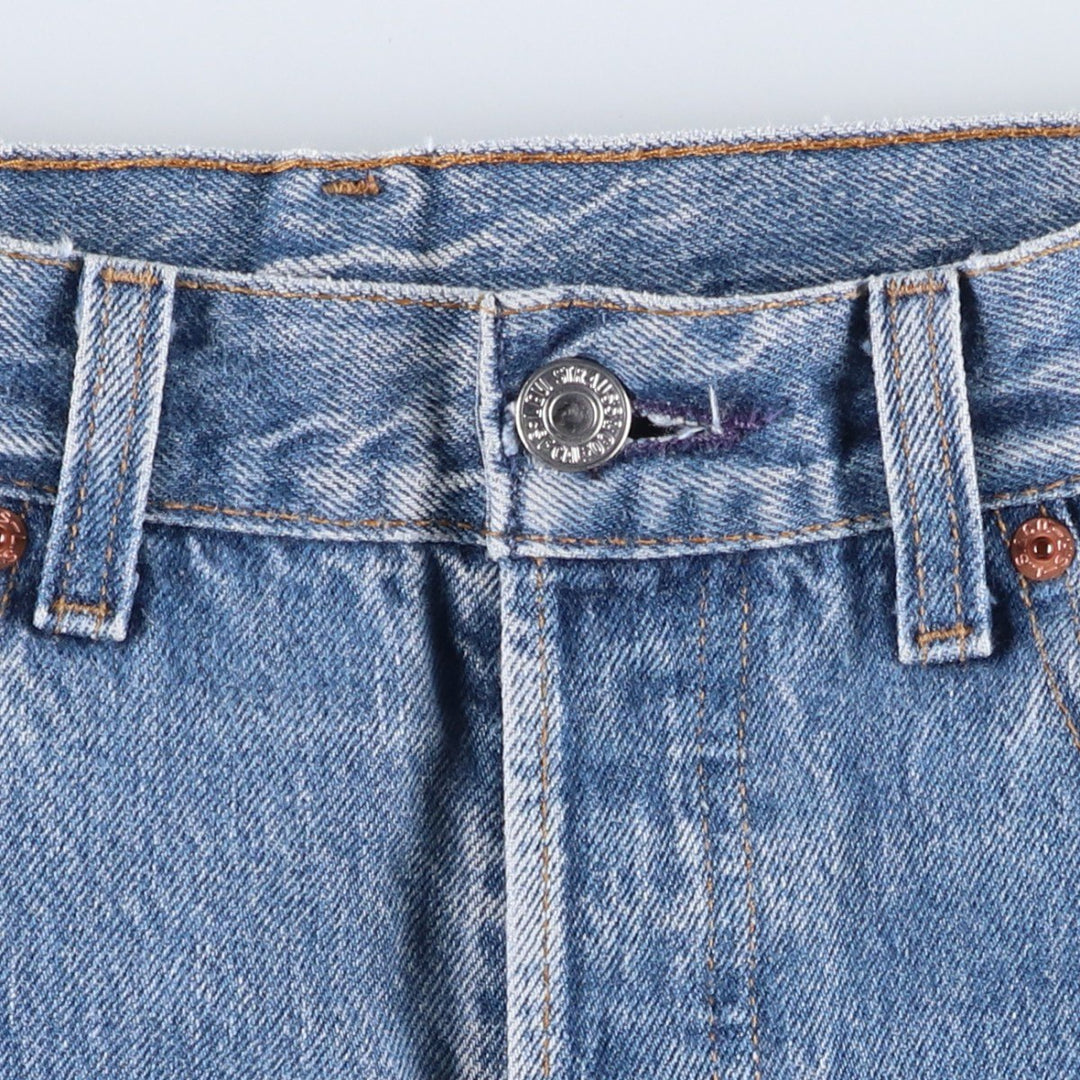 90'S Levi's 501 Straight Denim Pants, Made in USA, Men's, W32, Vintage cotton blue type Vintage Second Hand