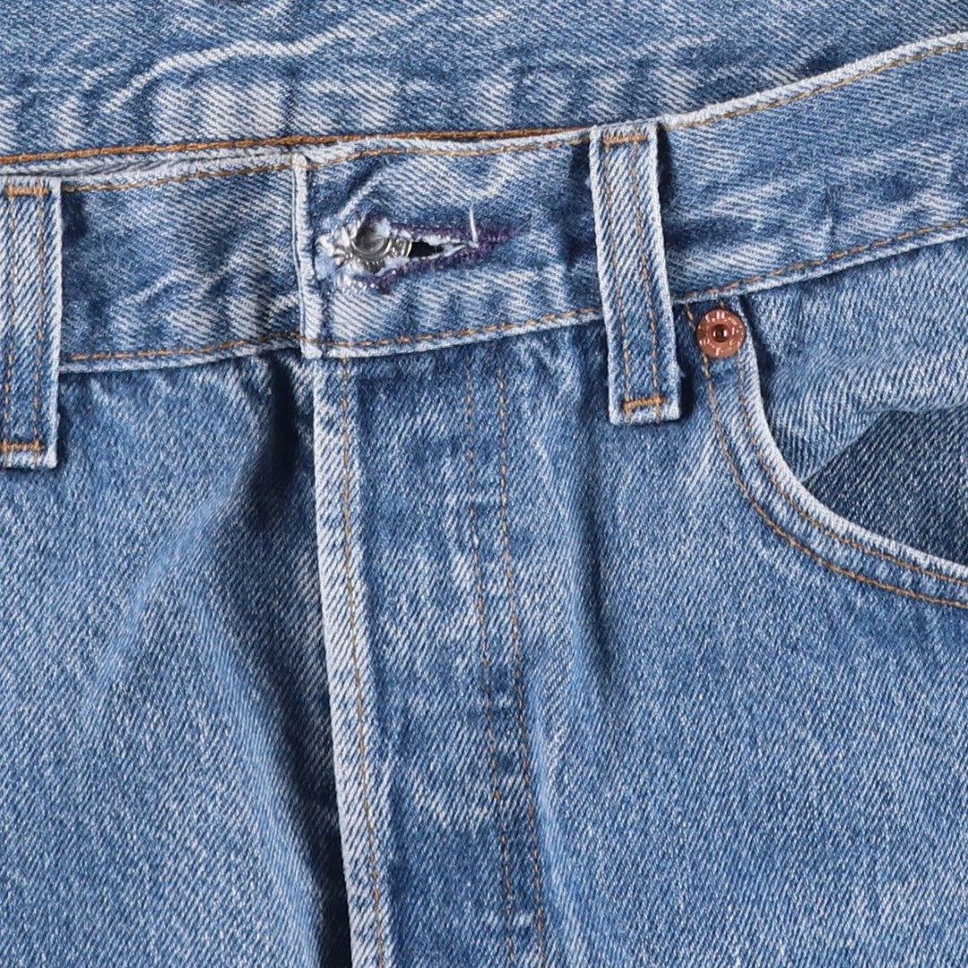 90'S Levi's 501 Straight Denim Pants, Made in USA, Men's, W32, Vintage cotton blue type Vintage Second Hand