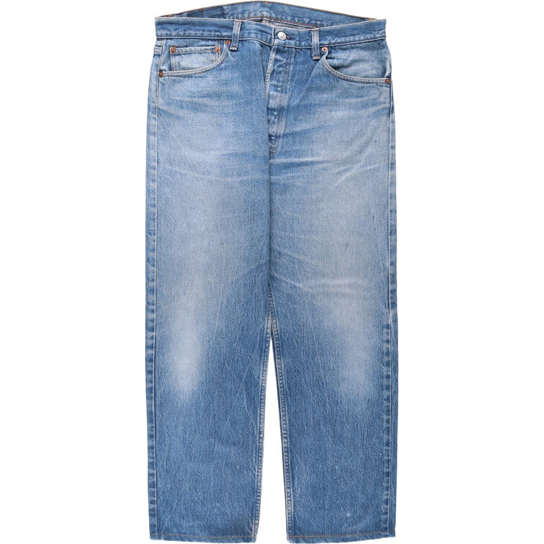 ~90'S Levi's 501 Straight Denim Pants, Men's W35 (approx.), Vintage unclear blue type Vintage Second Hand