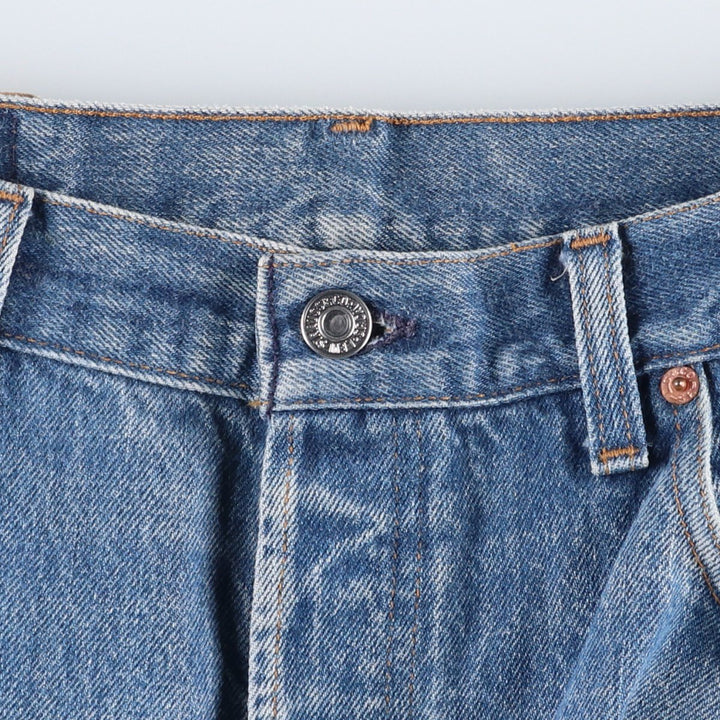 ~90'S Levi's 501 Straight Denim Pants, Men's W35 (approx.), Vintage unclear blue type Vintage Second Hand