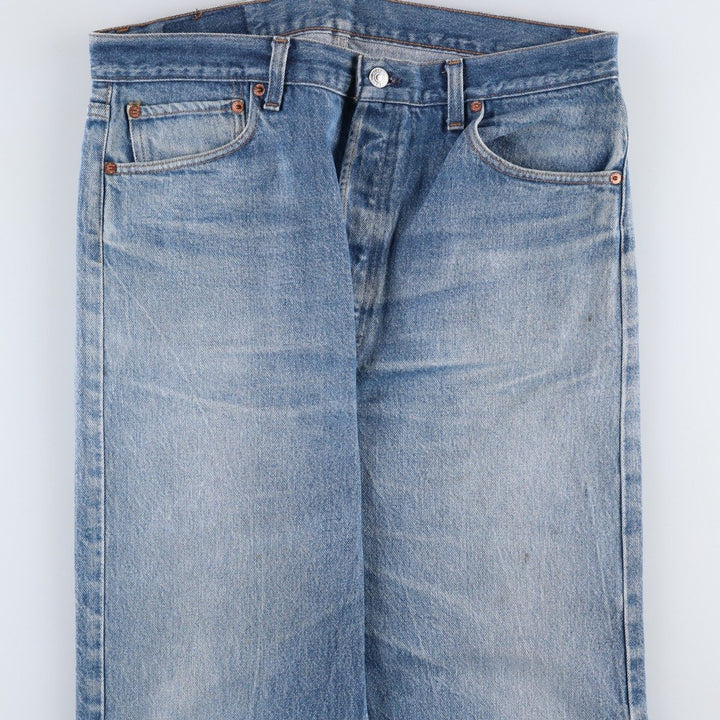 ~90'S Levi's 501 Straight Denim Pants, Men's W35 (approx.), Vintage unclear blue type Vintage Second Hand