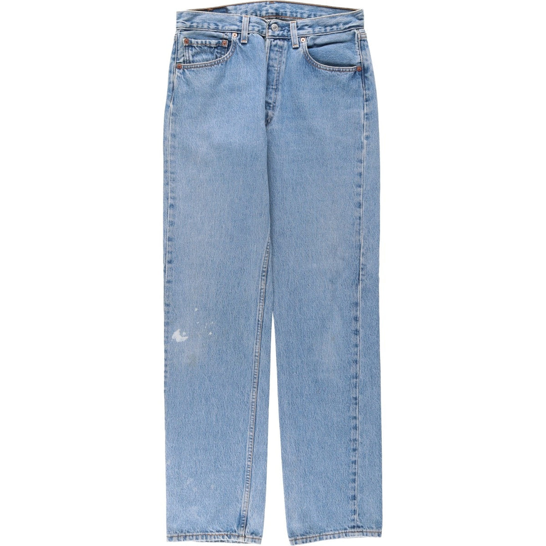 90'S Levi's 501-0193 Straight Denim Pants Made in USA Men's W31 Vintage cotton blue type Vintage Second Hand