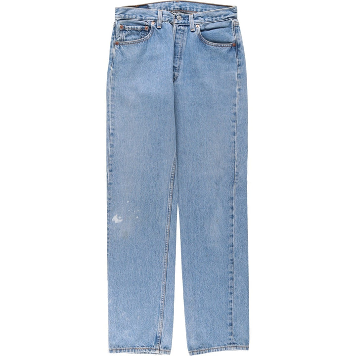 90'S Levi's 501-0193 Straight Denim Pants Made in USA Men's W31 Vintage cotton blue type Vintage Second Hand